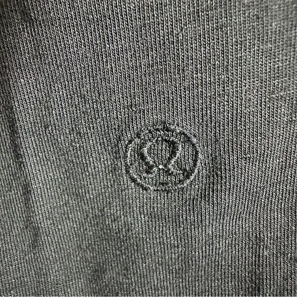 LULULEMON Classic-Fit Cotton-Blend Black Dress With Side Slits Size 6 EUC - Picture 7 of 8